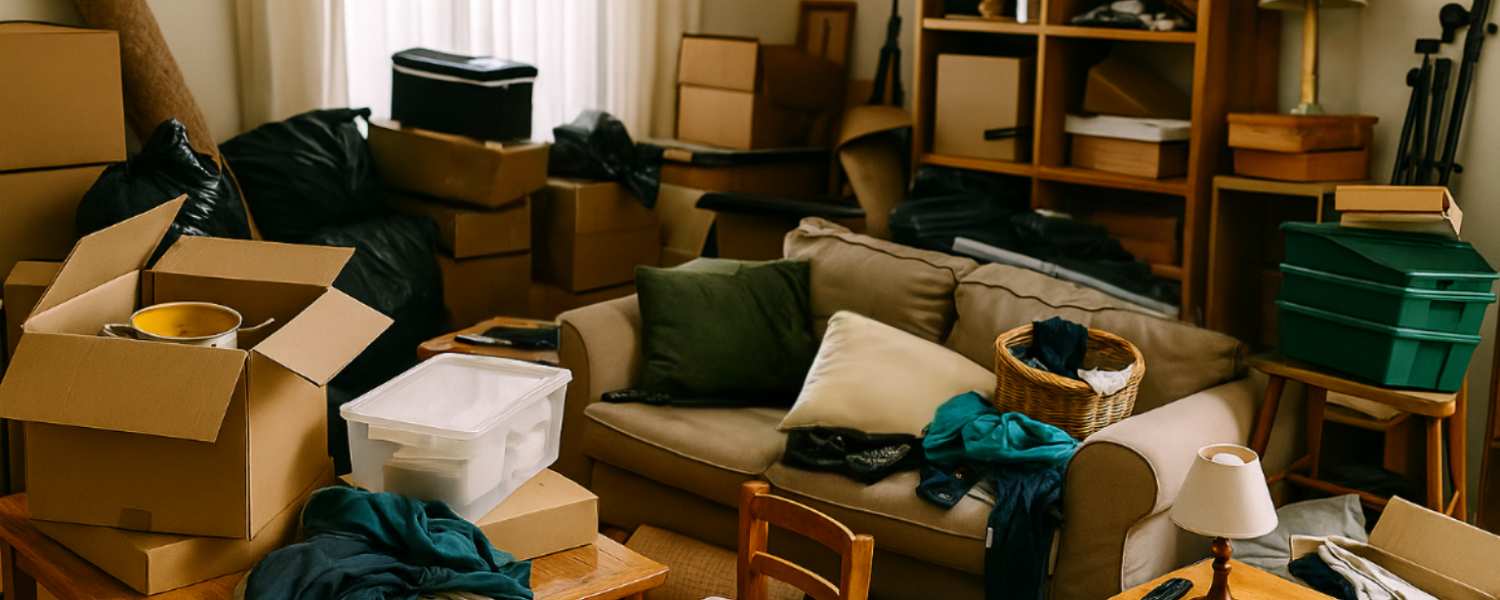 Débarras complet d'un logement encombré - maison, appartement, cave et grenier